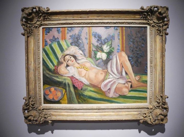 "Odalisque couchée aux magnolias" de Henri Matisse adjugé 80,7 millions à la vente Rockefeller chez Christie's.
 (Johannes Schmitt-Tegge / DPA / AFP)