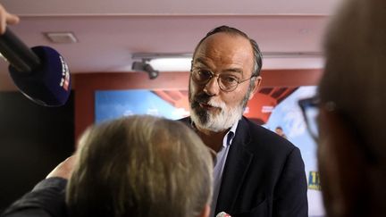 Edouard Philippe, à Lille, le 31 août 2021. (FRANCOIS LO PRESTI / AFP)