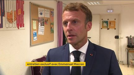 INTERVIEW EXCLUSIVE. A Marseille, Emmanuel Macron plaide pour des "projets concrets" pour la deuxième ville de France