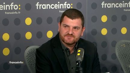 Grégory Joron, secrétaire nationale du syndicat Unité SGP Police-FO, était l'invité de franceinfo jeudi 20 décembre 2018. (FRANCEINFO)