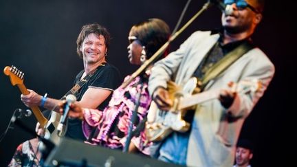 Bertrand Cantat et Amadou &amp; Mariam aux Eurockéennes de Belfort
 (WORLDPICTURES/MAXPPP)