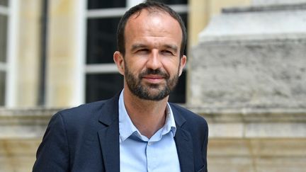 Manuel Bompard, le 21 juin 2022 à Paris. (JULIEN DE ROSA / AFP)