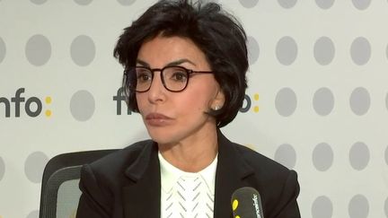 Rachida Dati, maire LR du 7e arrondissement de Paris, le 11 avril 2022 sur franceinfo. (FRANCEINFO / RADIO FRANCE)