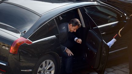 Nicolas Sarkozy, le 14 juin 2012, &agrave; Paris. (MARTIN BUREAU / AFP)