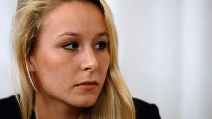 La d&eacute;put&eacute;e FN Marion Mar&eacute;chal-Le Pen, le 30 octobre 2013 &agrave; Sorgues (Vaucluse). (BORIS HORVAT / AFP)