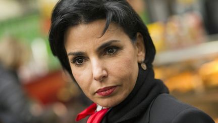 Rachida Dati &agrave; la Gare du Nord, &agrave; Paris, le 23 f&eacute;vrier 2012. (LIONEL BONAVENTURE / AFP)