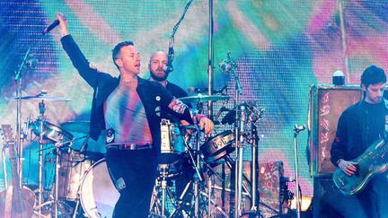 Chris Martin et Coldplay en concert le 15 janvier 2022 à&nbsp;Los Angeles (Californie, Etats-Unis),&nbsp;lors de la soirée iHeartRadio ALTer EGO. (IMAGESPACE/SIPA USA/SIPA / SIPA USA)