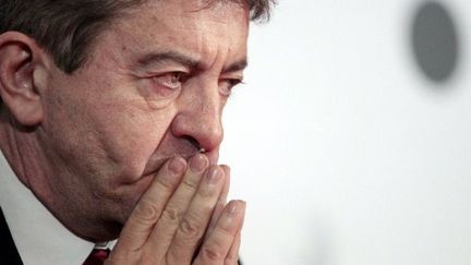 Jean-Luc Mélenchon, le 6 mars 2012. (AFP - Kenzo Tribouillard)