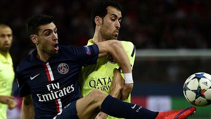 Javier Pastore au contact de Busquets