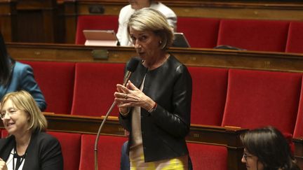 La députée du MoDem Laurence Vichnievsky à l'Assemblée nationale, à Paris, le 9 août 2017. (JACQUES DEMARTHON / AFP)