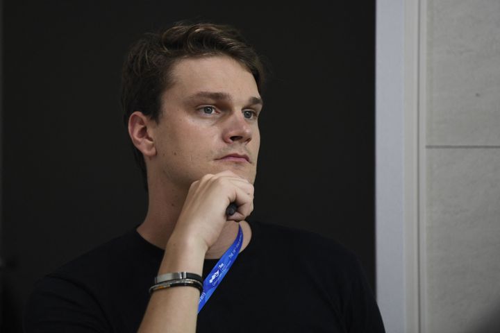 Yannick Agnel en Corée du Sud, le 20 juillet 2019.&nbsp; (STEPHANE KEMPINAIRE / AFP)