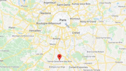 La commune de&nbsp;Saint-Geneviève-des-Bois dans l'Essonne.&nbsp; (GOOGLE MAPS / FRANCETV INFO)