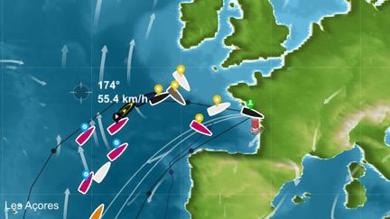 Le bateau de Matthew Johnston remporte&nbsp;l'édition en ligne du Vendée Globe sur le site Virtual Regatta, le 17 janvier 2017. (VIRTUAL REGATTA)