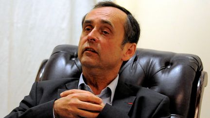 Robert M&eacute;nard, maire de B&eacute;ziers (H&eacute;rault), le 31 mars 2014. (MAXPPP)