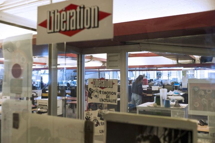 La salle de rédaction de Libération
 (FRED DUFOUR / AFP)