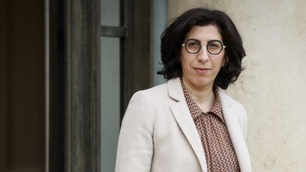 La ministre de la Culture, Rima Abdul Malak, à l'Elysée, le 12 décembre 2023. (THOMAS PADILLA / MAXPPP)