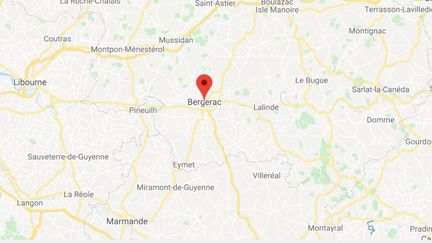 Bergerac (Dordogne). (CAPTURE D'ECRAN GOOGLE MAPS)