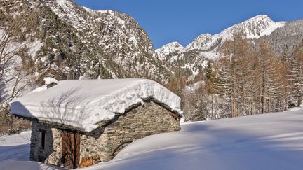 Dans la station de Sainte-Foy-Tarentaise, le 28 mars 2015. (JEAN-PHILIPPE DELOBELLE / BIOSPHOTO)