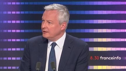 Bruno Le Maire, ministre de l’Economie, des Finances et de la Relance, était mardi 1er mars l’invité du 8h30 franceinfo.&nbsp; (FRANCEINFO / RADIOFRANCE)