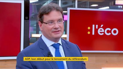 : L'éco Stéphane Dépinoy reçoit Philippe Gosselin, député de la Manche. Privatisation d'ADP, est-ce un bon début pour le lancement d'un référendum ?