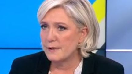 Marine Le Pen met en cause Jean-Yves Le Drian, qu'elle accuse de faire campagne pour Emmanuel Macron