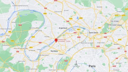 Un homme est accusé d'avoir violé deux patientes de l'hôpital Max-Fourestier de Nanterr (Hauts-de-Seine), le 27 juillet 2022. (GOOGLE MAPS)