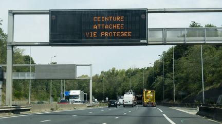 Une autoroute située en Provence-Alpes-Côte d'Azur, le 25 juillet 2022. (MAGALI COHEN / HANS LUCAS / AFP)