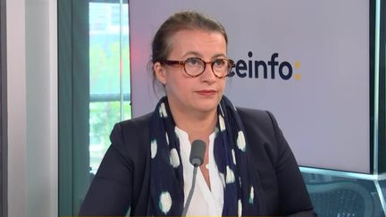 Cécile Duflot, directrice générale d'Oxfam, le 22 septembre 2022 sur franceinfo. (FRANCEINFO / RADIO FRANCE)