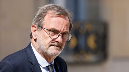 Le ministre délégué aux Outre-mer, Jean-François Carenco, après une réunion à l'Elysée, le 14 juin 2023,à Paris. (LUDOVIC MARIN / AFP)