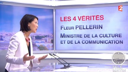 Les 4 Vérités-Fleur Pellerin : pas de retour de la pub le soir sur le service public