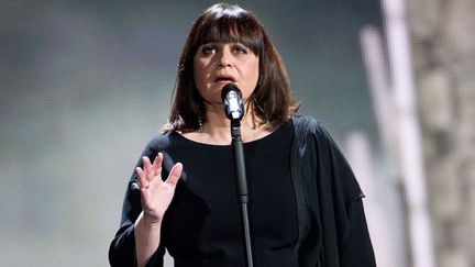 &nbsp; (Cette année c'est Lisa Angell qui représente la France à l'Eurovision © MaxPPP)