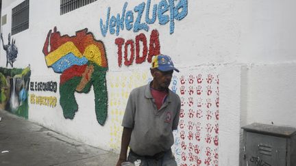 A street in Caracas, Venezuela, December 13, 2023. (PEDRO RANCES MATTEY / ANADOLU / AFP)