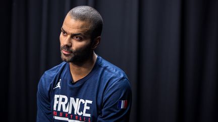 Tony Parker en octobre 2018. (LOGAN CYRUS / AFP)