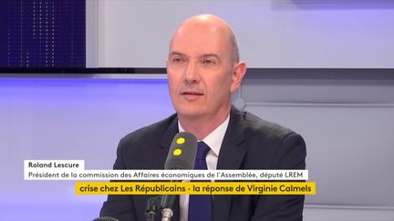 Roland Lescure,&nbsp;Président&nbsp;de la&nbsp;commission des Affaires économiques de l'Assemblée nationale, était l'invité de Tout est politique (FRANCEINFO / RADIOFRANCE)