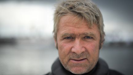 Le skipper français Yann Eliès, à Saint-Malo, en 2018. (LOIC VENANCE / AFP)