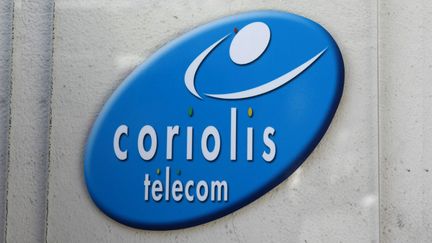 Le logo de Coriolis sur une enseigne de l'entreprise. (SYLVESTRE / MAXPPP)