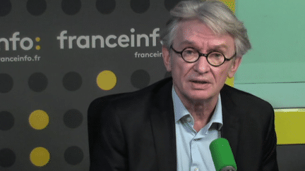 Jean-Claude Mailly, secrétaire général du syndicat Force ouvrière, sur franceinfo. (FRANCEINFO / RADIOFRANCE)