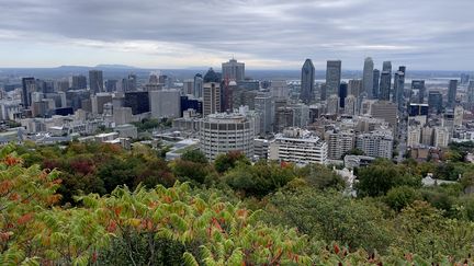 Photo prise à Montréal, le 3 octobre 2021. (DANIEL SLIM / AFP)