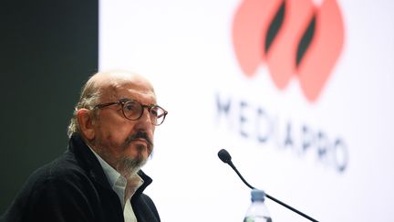 Le président de Mediapro Jaume Roures le 21 octobre dernier. (FRANCK FIFE / AFP)