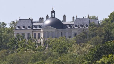 Château de prince héritier saoudien Mohammed ben Salmane à Louveciennes, près de Paris, le 4 mai 2018.&nbsp; (MICHEL EULER/AP/SIPA / AP)