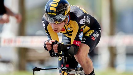 Primoz Roglic remporte la première étape du Tour du Pays basque, lundi 5 avril. (ION ALCOBA BEITIA/SHUTTERSTOCK/SIPA / SHUTTERSTOCK)