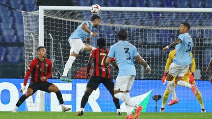 Niçois unterlag Lazio am Donnerstag, 3. Oktober, in der Europa League im Stadio Olimpico in Rom (4:1). (FEDERICO PROIETTI / AFP)