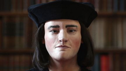 Mod&eacute;lisation du visage du roi Richard III r&eacute;alis&eacute;e &agrave; l'aide de&nbsp;son squelette exhum&eacute;, le 5 f&eacute;vrier 2013. (DAN KITWOOD / GETTY IMAGES)