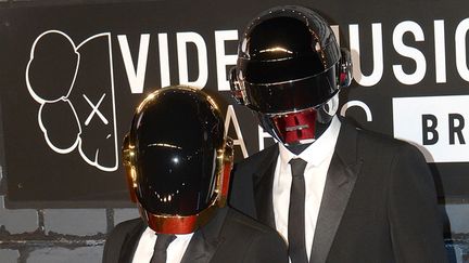 Daft Punk arrive aux Video Music Awards 2013, le 25 août à New York.
 (Emmanuel Dunand / AFP)