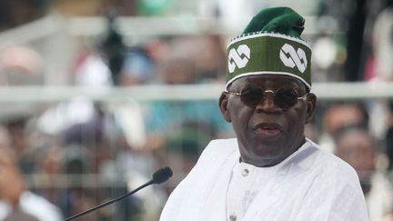 Le président nigérian Bola Tinubu lors de son investiture à Abuja, au Nigeria, le 29 mai 2023. (KOLA SULAIMON / AFP)