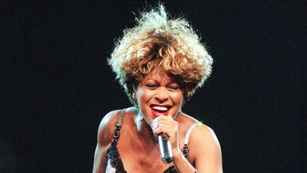 Tina Turner en conceret à Oslo (Norvège) en 1996.&nbsp; (N.T.B./SIPA / SIPA)