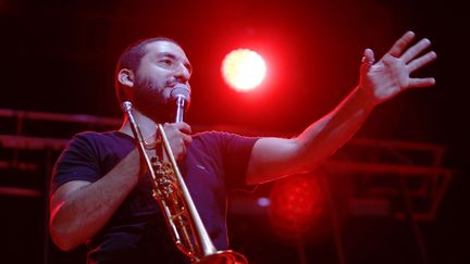Le musicien franco-libanais Ibrahim Maalouf à Marseille, en juillet 2016 (CLAUDE PARIS / AP / SIPA)