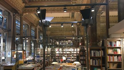 La librairie Tropismes à Bruxelles, en octobre 2019. (LCA / FRANCEINFO CULTURE)