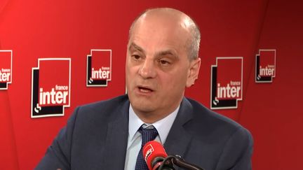 Jean-MIchel Blanquer, le ministre de l'Education nationale, le 14 janviern sur France Inter. (FRANCE INTER)