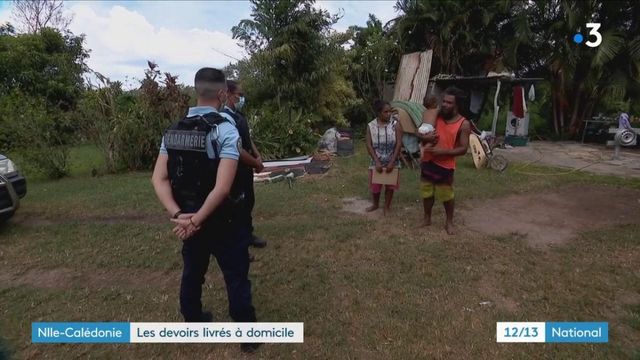 Nouvelle-Calédonie : les devoirs livrés à domicile par les gendarmes